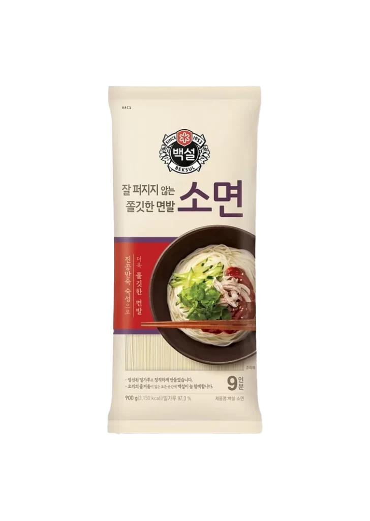 Beksul Somyeon Noodles Packaging