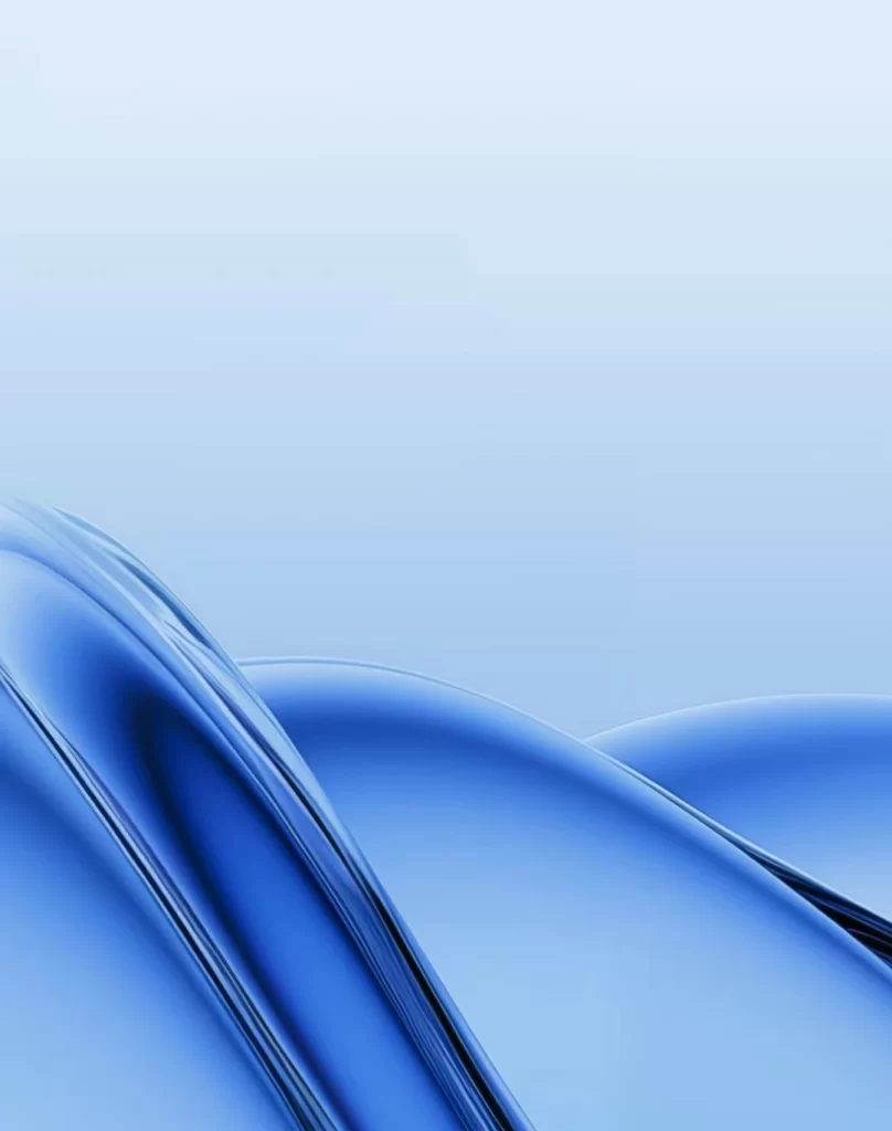 Blue Flowing Waves Abstract Background