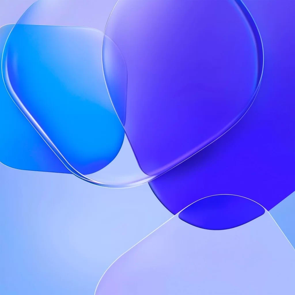 Blue Purple Glass Panels Abstract Background