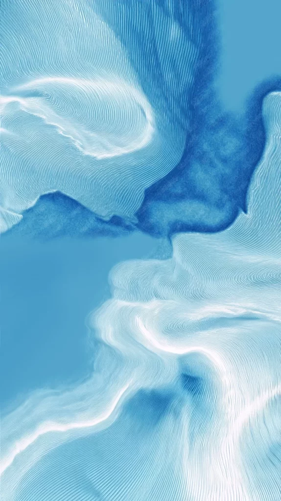 Blue Swirl Fluid Abstract Background