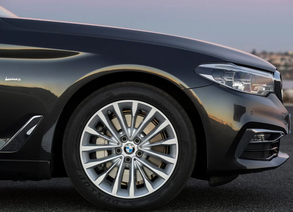 BMW Alloy Wheel Fender Detail