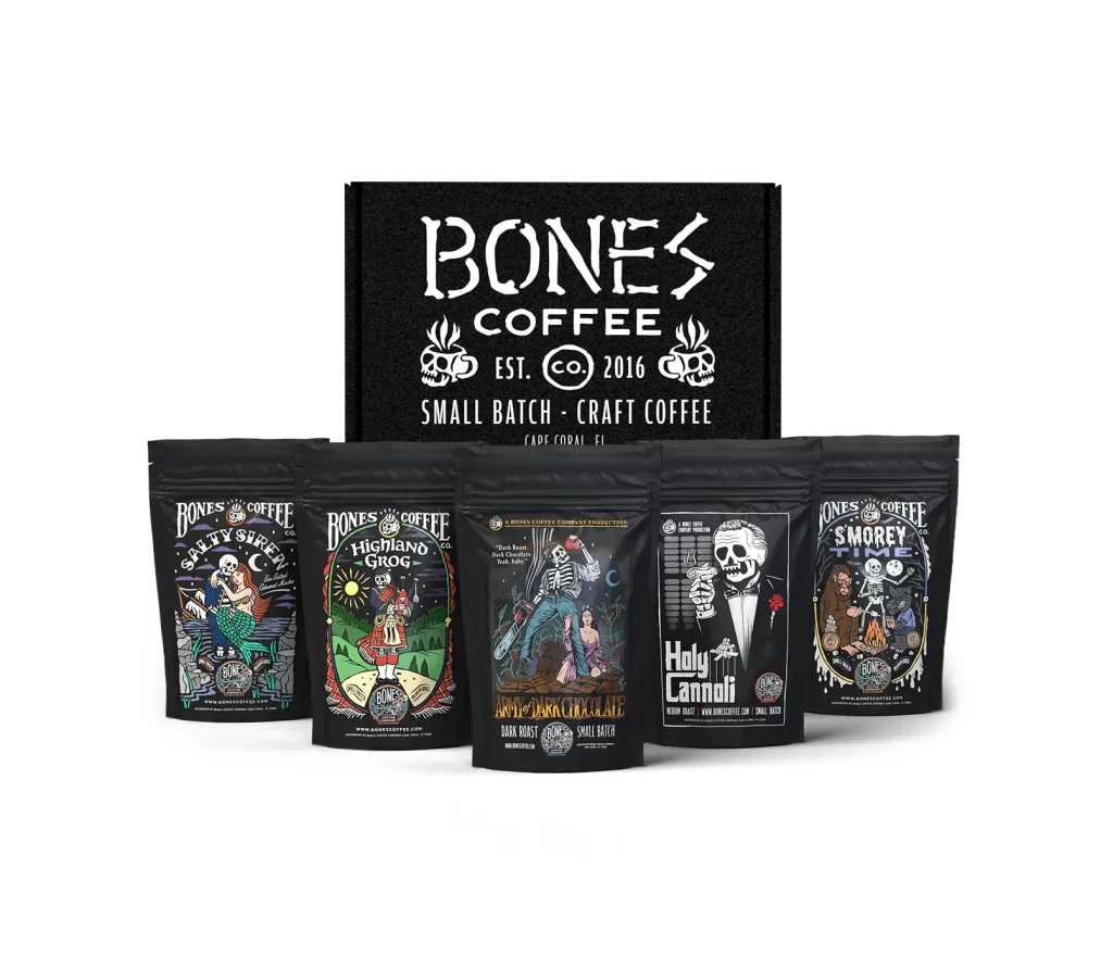 Bones Coffee Favorite Flavors Lineup