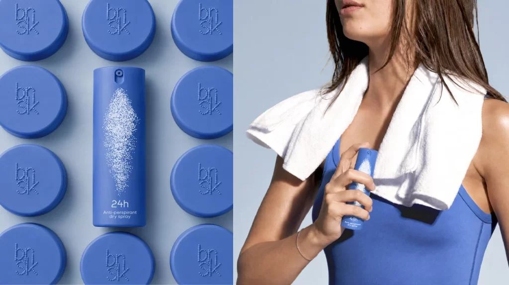Brisk Anti-perspirant Dry Spray Advertisement