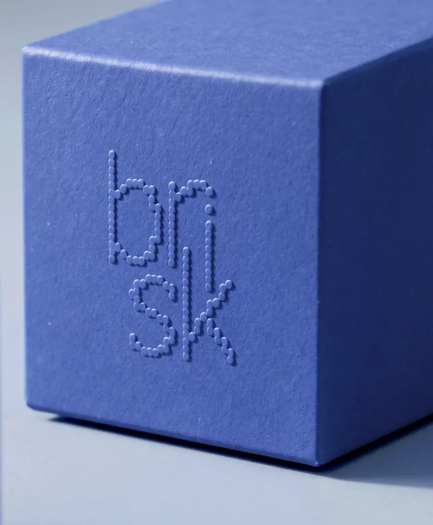 Brisk Braille Cube Concept Packaging