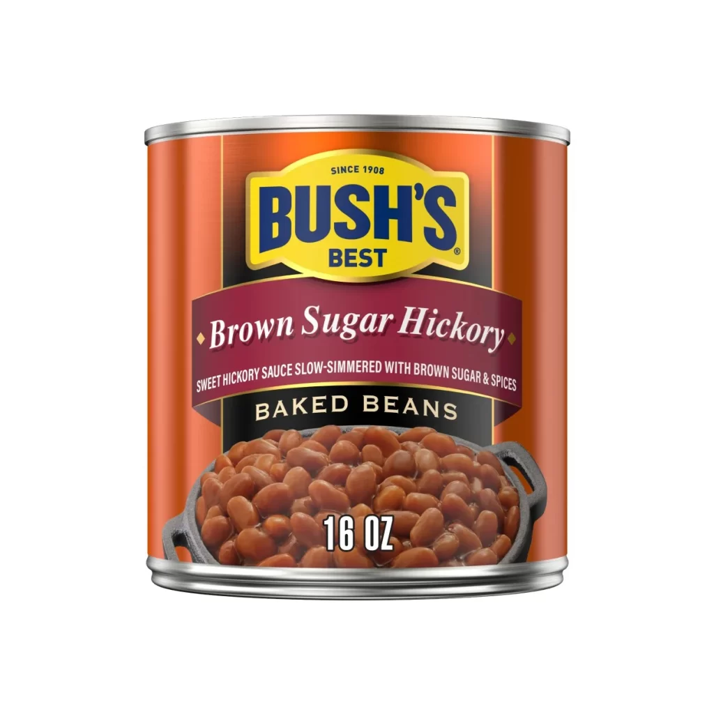 Bush’s Best Brown Sugar Hickory Baked Beans Can Packaging