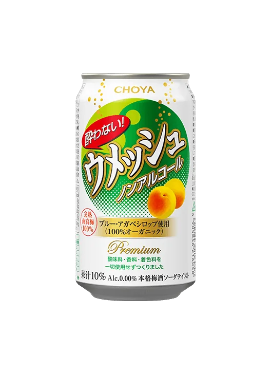 Choya Yowaranai Ume Soda Can Packaging
