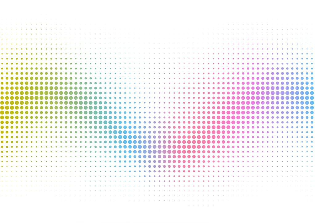 Colorful Gradient Dots Pattern