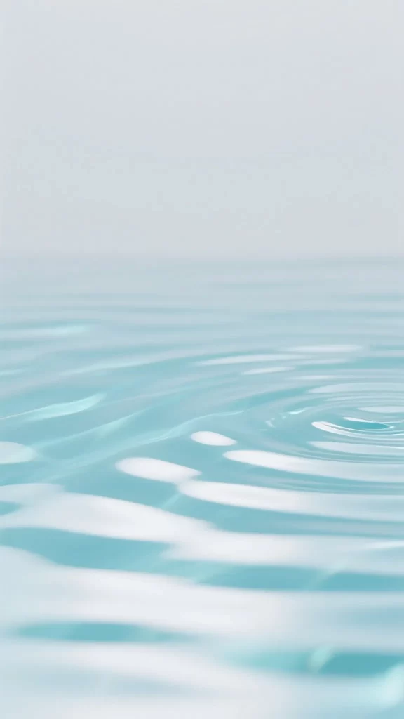 Concentric Blue Ripples Abstract Background