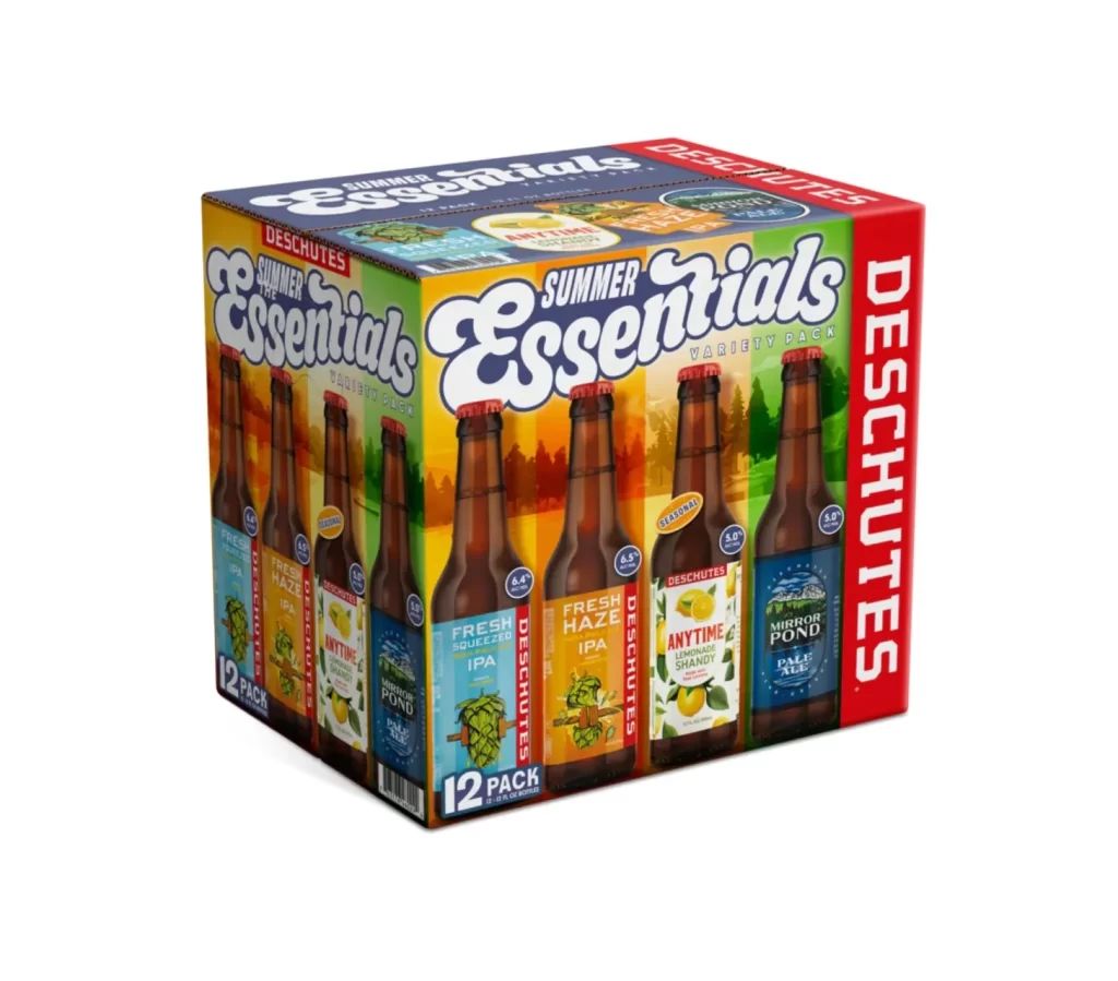 Deschutes Summer Essentials Variety Pack Carton Packaging