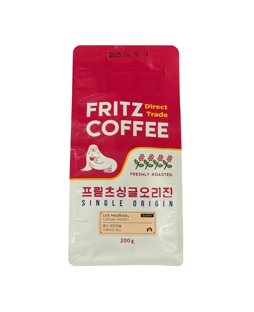 Fritz Coffee Los Madrigal Catuai Honey Packaging