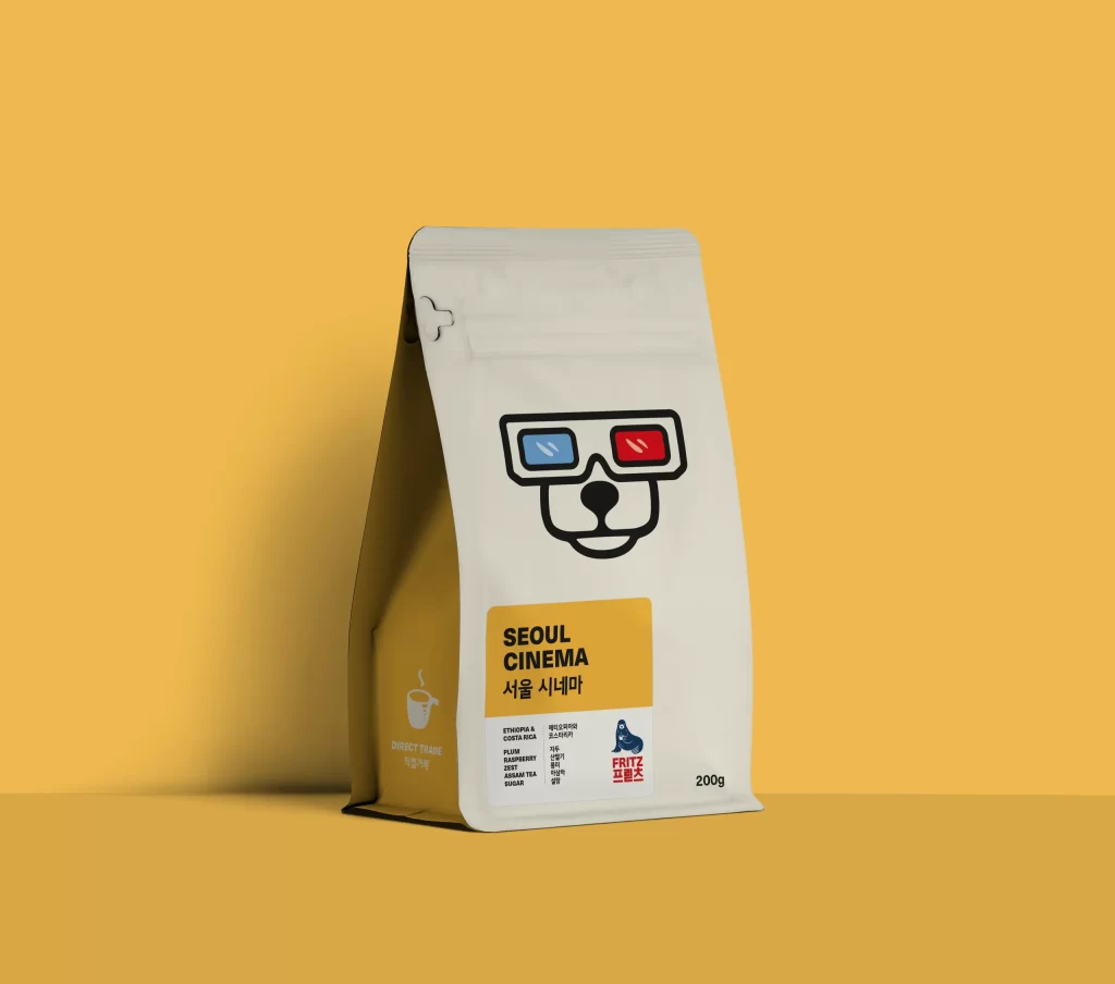 Fritz Coffee Seoul Cinema Packaging