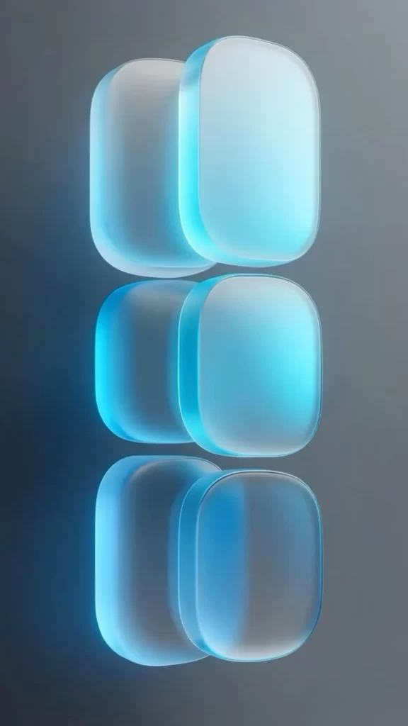 Frosted Stacked Blocks Abstract Background