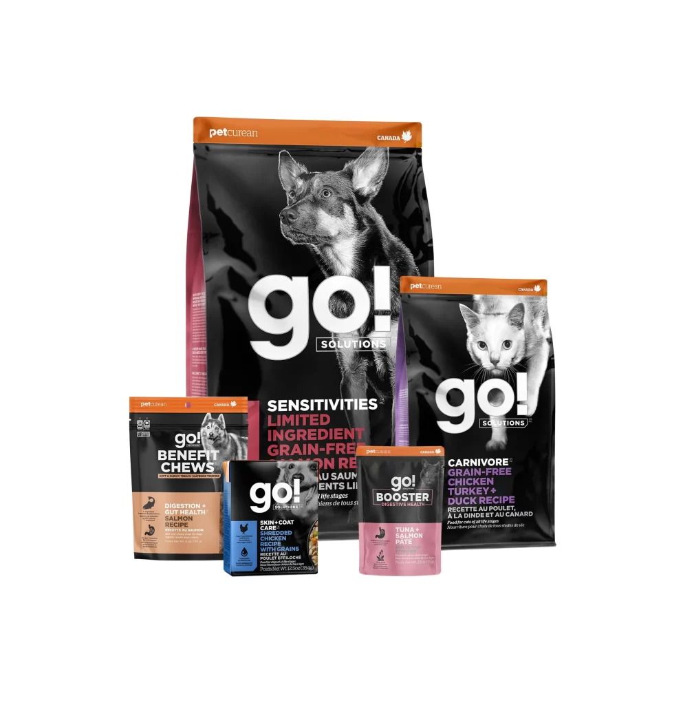Go Solutions Dog Food Lineup Advertisement