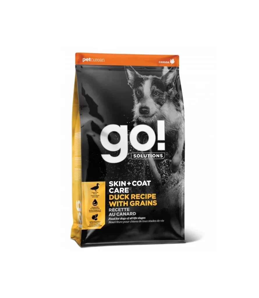 Go Solutions Skin And Coat Duck Recipe Dog Food Packaging