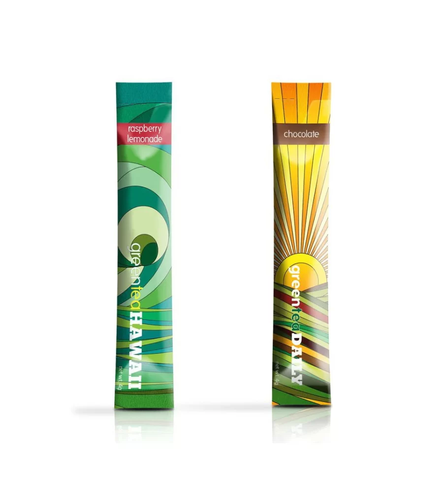 Green Tea Hawaii And Green Tea Daily Stick Packs