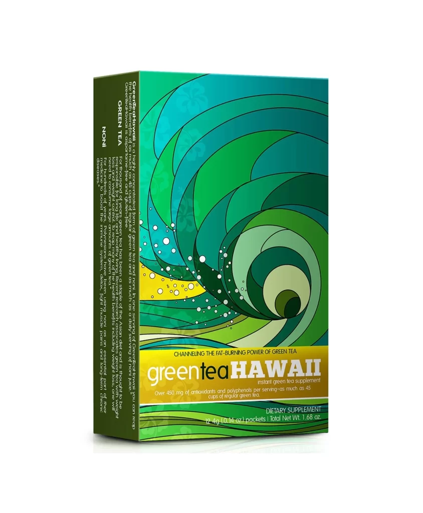 Green Tea Hawaii Supplement Box 12 Count