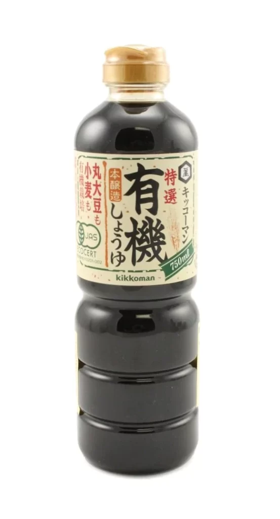 Kikkoman Organic Soy Sauce Bottle Packaging