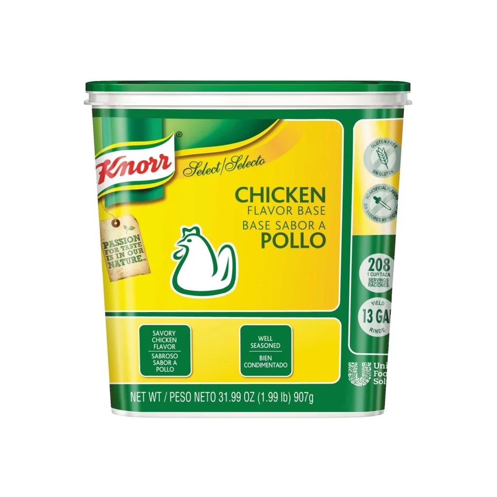 Knorr Chicken Flavor Base Jar Packaging