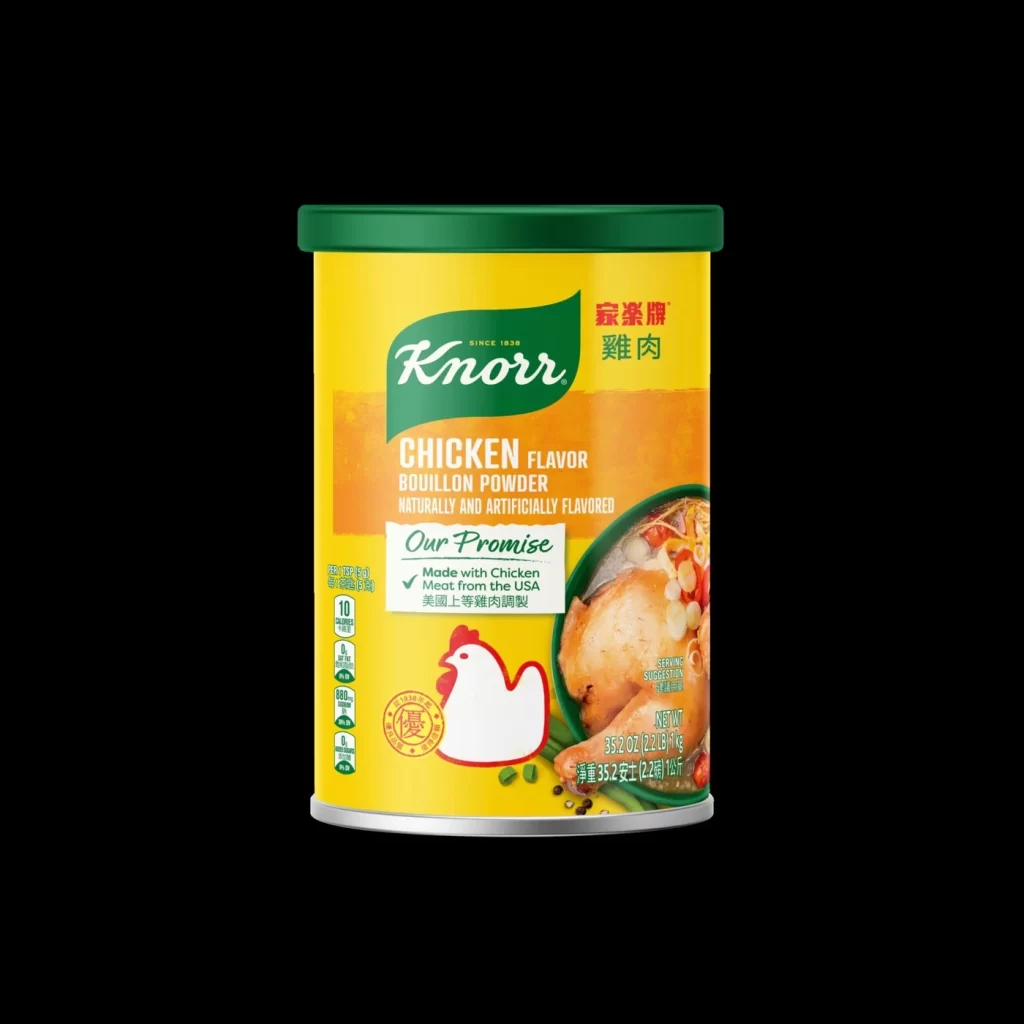 Knorr Chicken Flavor Bouillon Powder Can Packaging