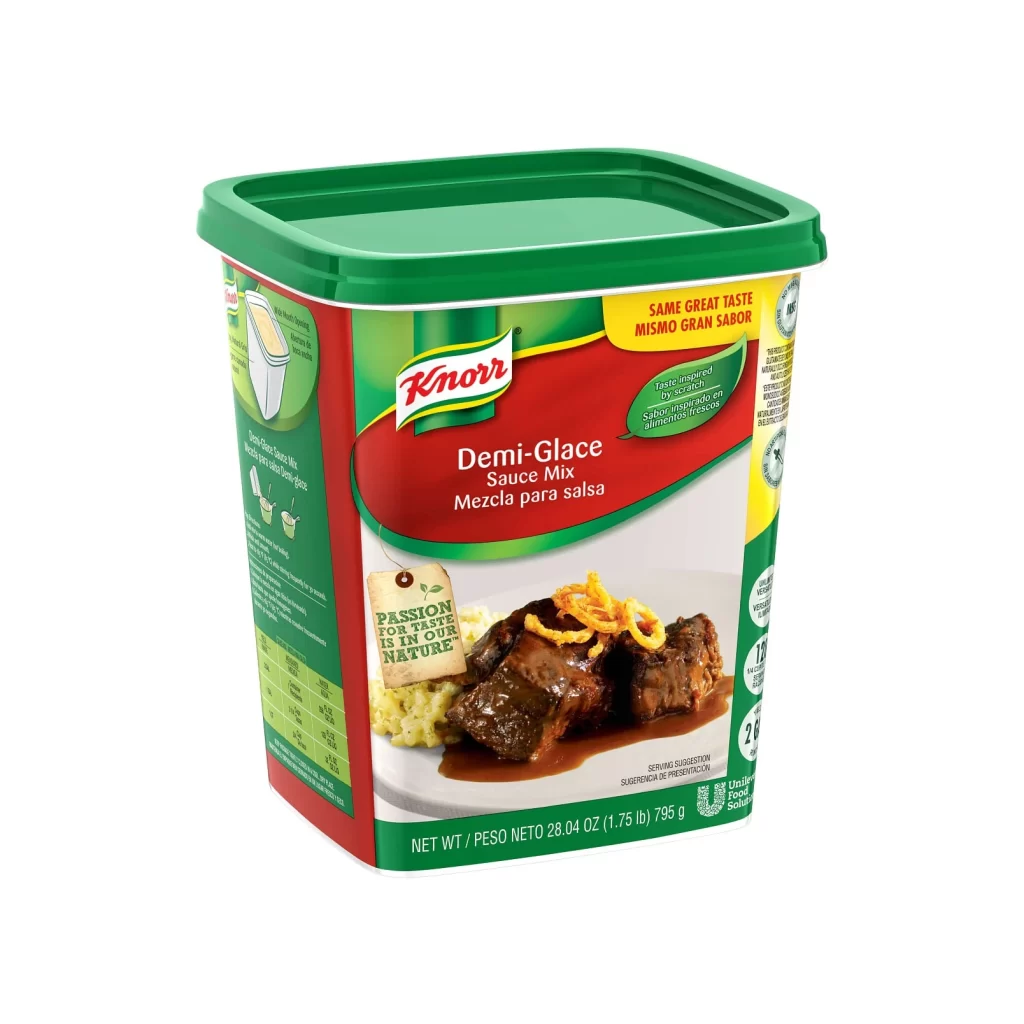 Knorr Demi Glace Sauce Mix Box Packaging