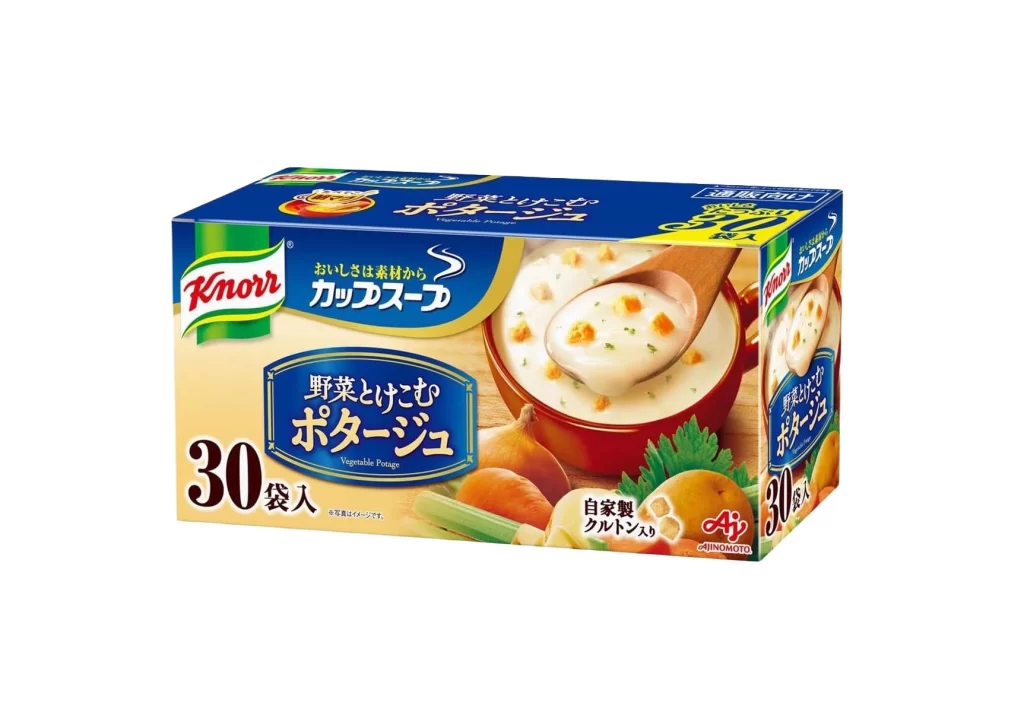 Knorr Vegetable Potage Cup Soup 30 Pouches Packaging