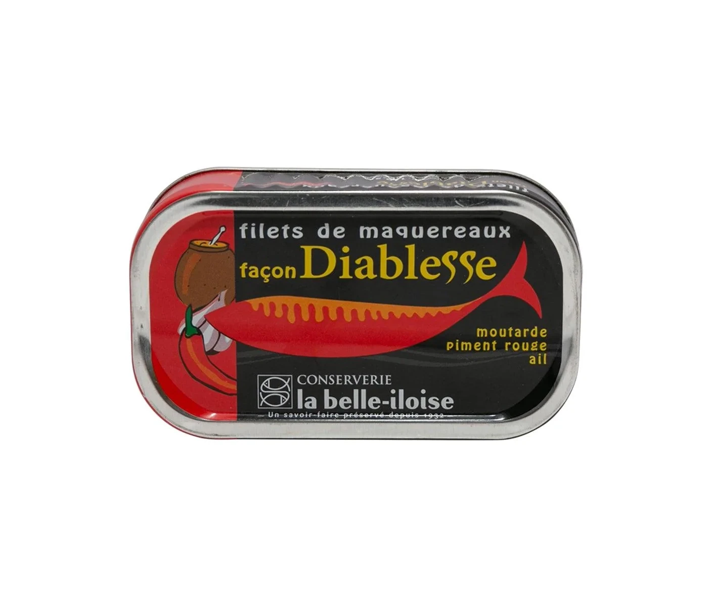 La Belle Iloise Mackerel Fillets Diablesse Packaging