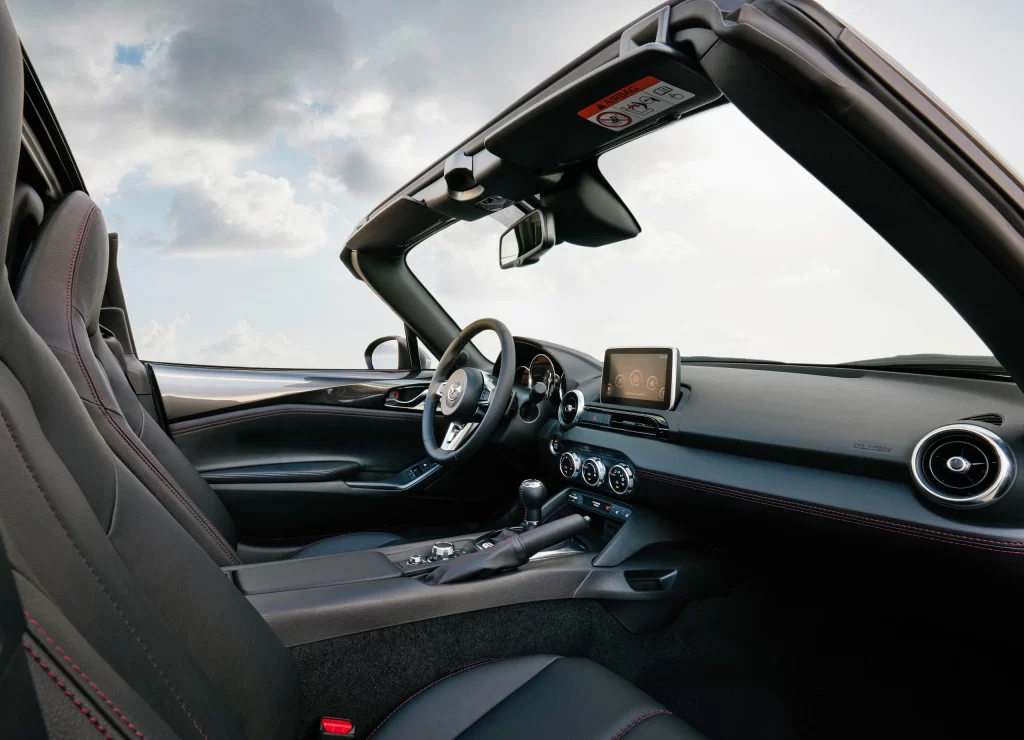 Mazda Convertible Interior View