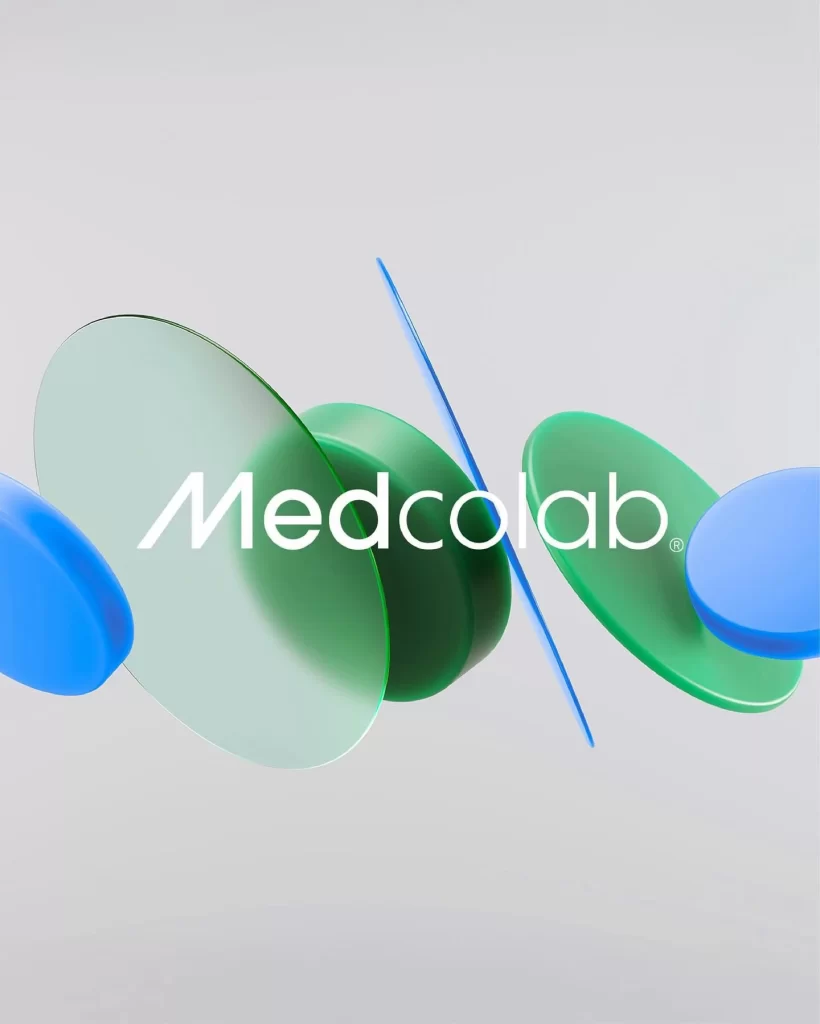 Medcolab Abstract 3D Background