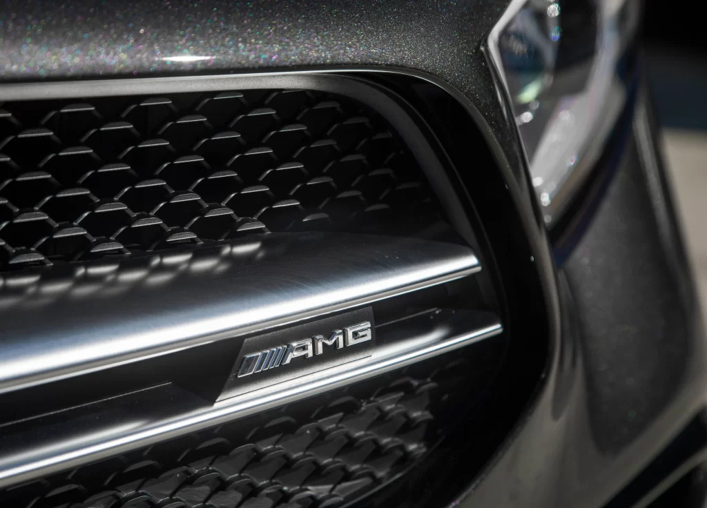 Mercedes AMG Grille Close Up