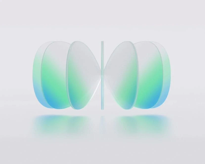 Mint Petal Loop Abstract Background