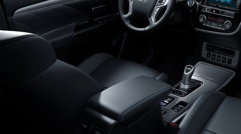 Mitsubishi Car Interior Dashboard View
