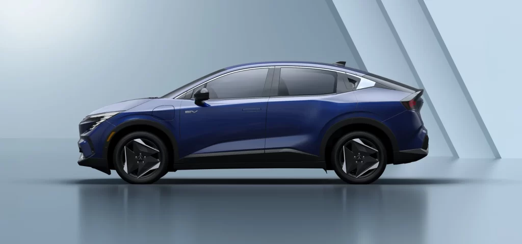 Mitsubishi Electric Car Side Profile