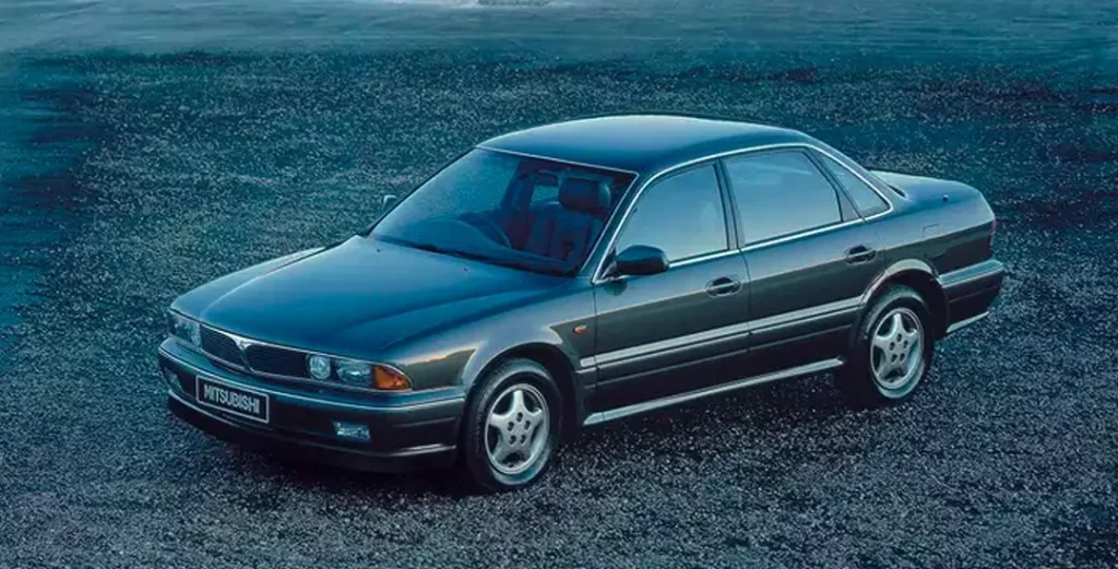 Mitsubishi Rally Sedan Gravel Portrait