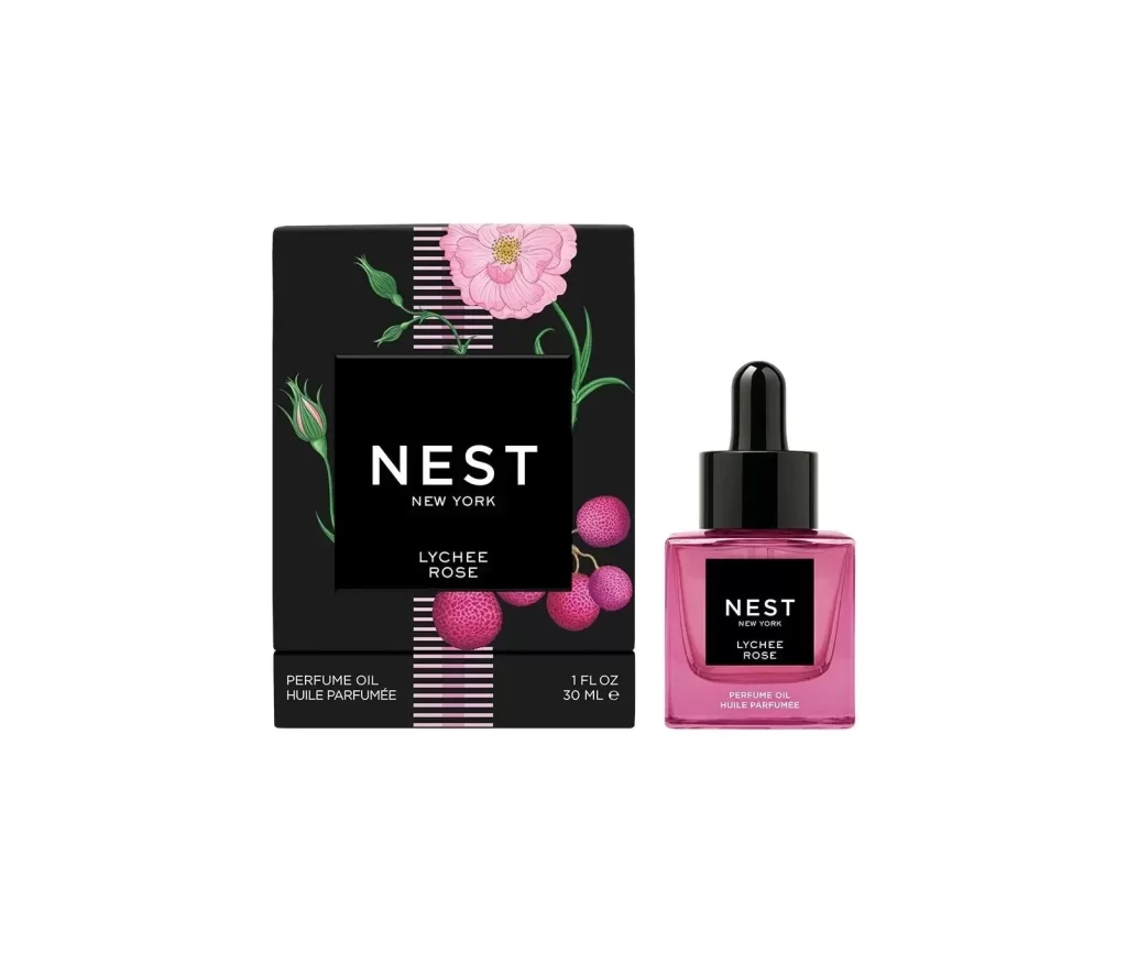 Nest New York Lychee Rose Perfume Oil Packaging