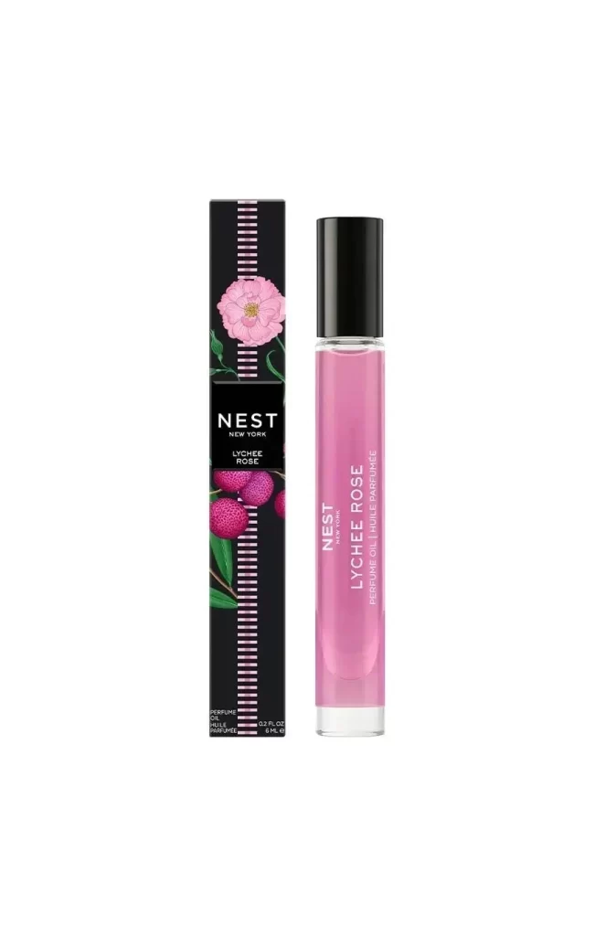 Nest New York Lychee Rose Perfume Oil Packaging