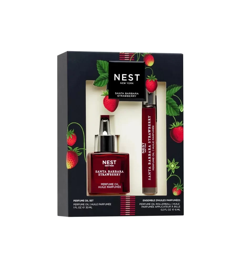 Nest New York Santa Barbara Strawberry Perfume Oil Set Packaging