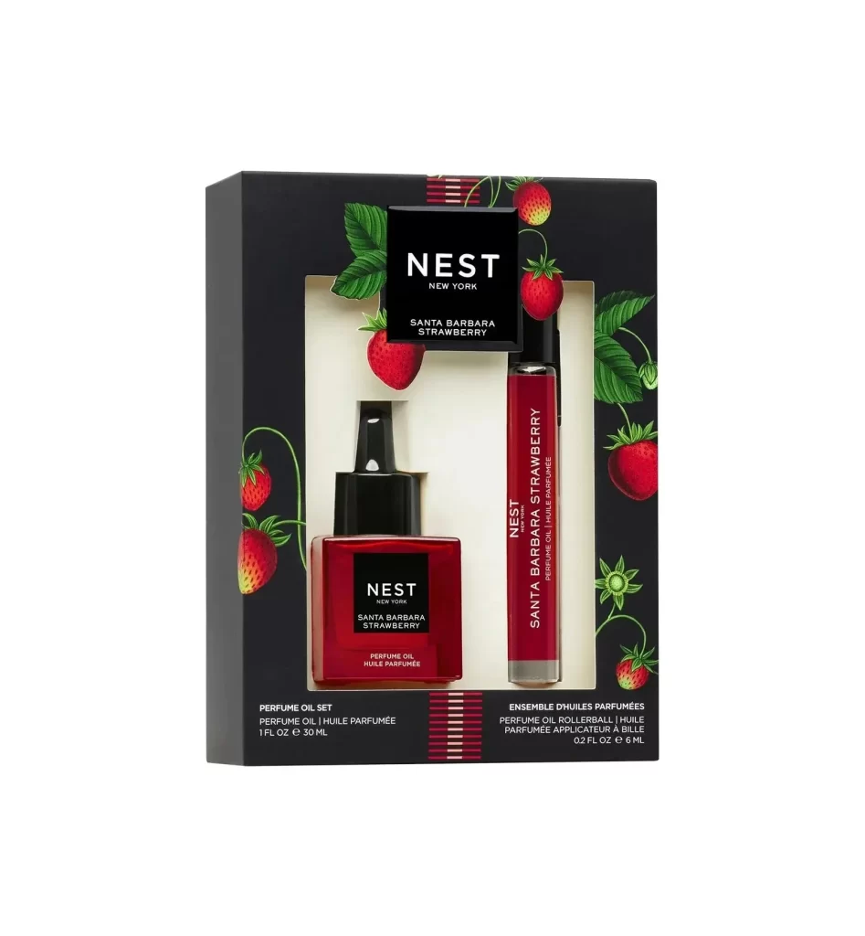 Nest New York Santa Barbara Strawberry Perfume Oil Set Packaging