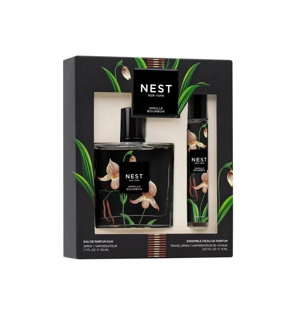 Nest New York Vanilla Bourbon Fine Fragrance Set Packaging
