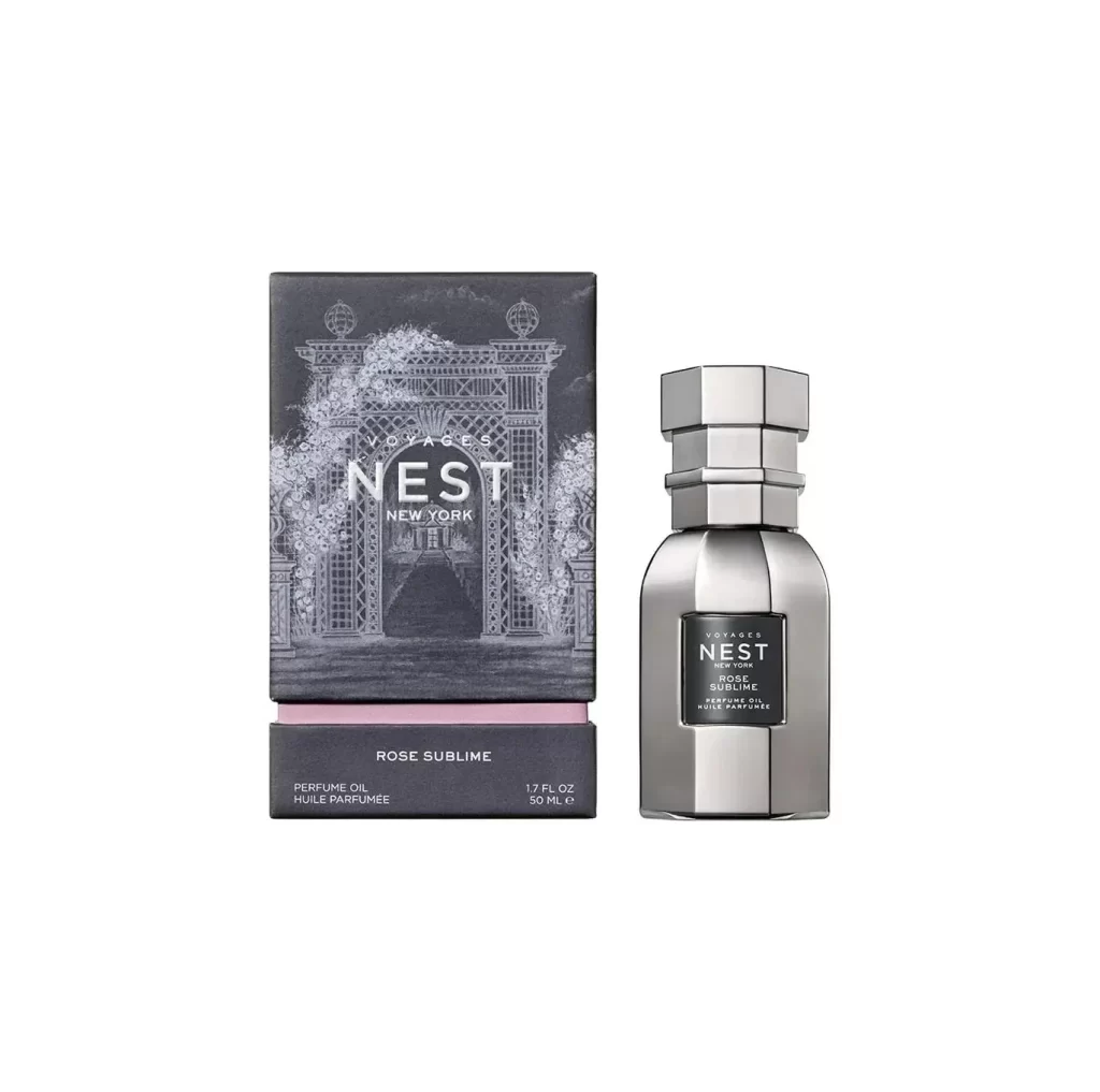 Nest New York Voyages Rose Sublime Perfume Oil Packaging