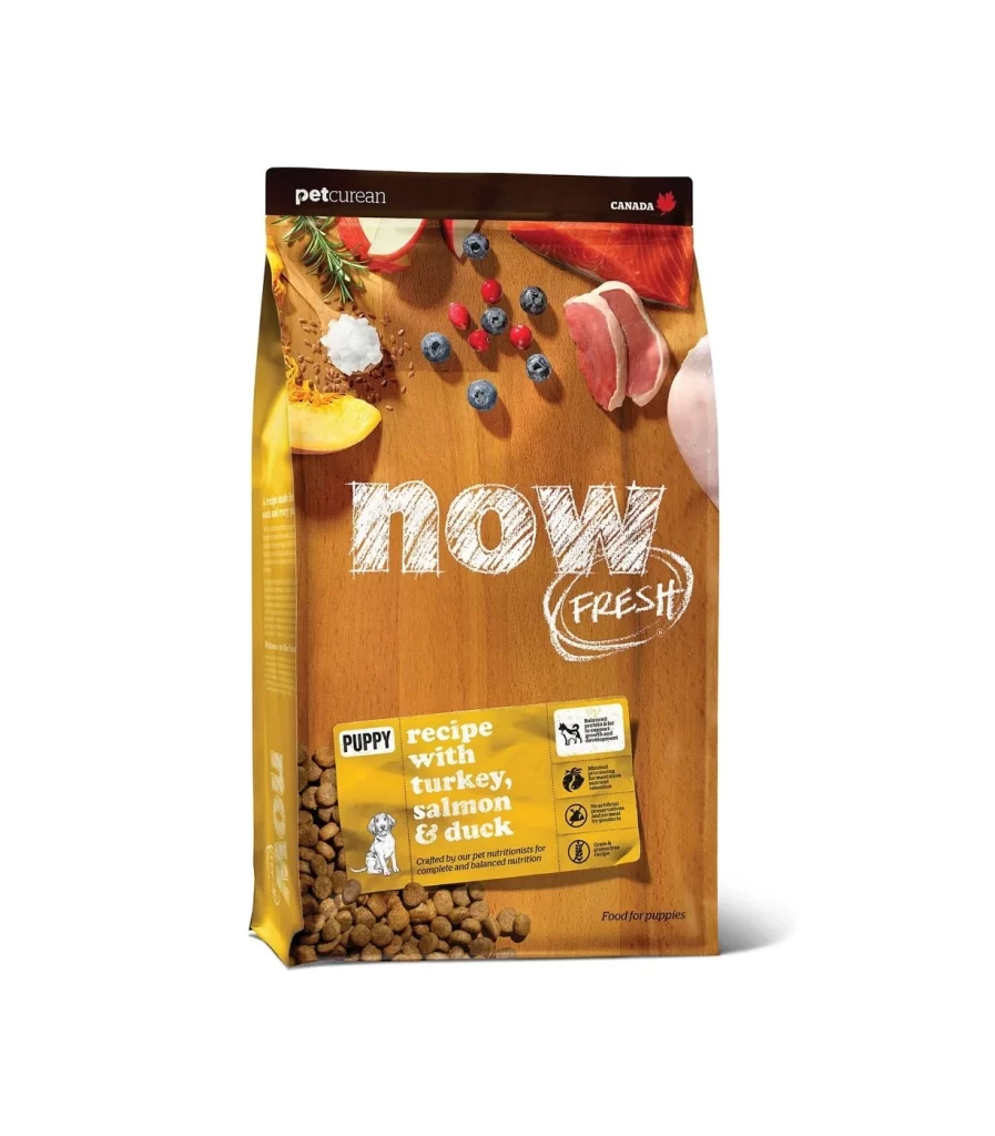 Now Fresh Puppy Recipe Dog Food Packaging