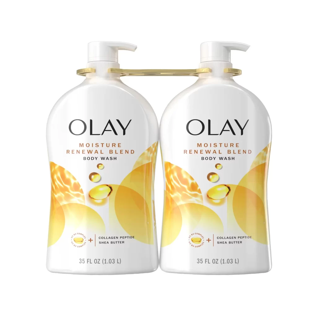 Olay Moisture Renewal Blend Body Wash Packaging