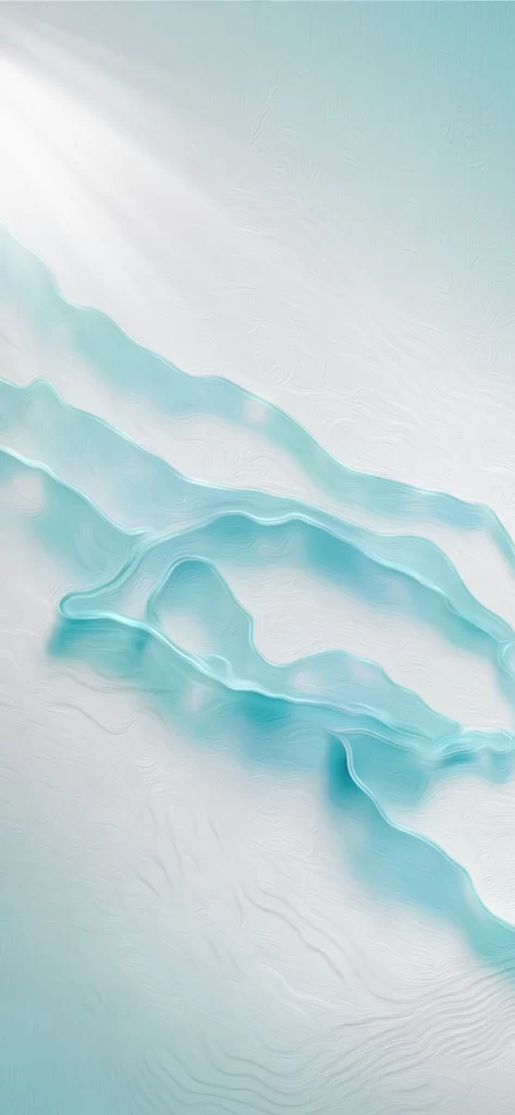Pale Blue Flowing Silk Abstract Background