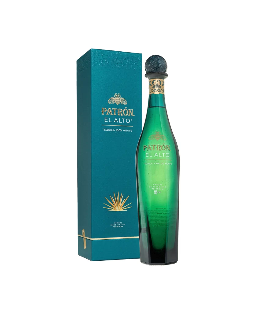 Patron El Alto Bottle Box Packaging