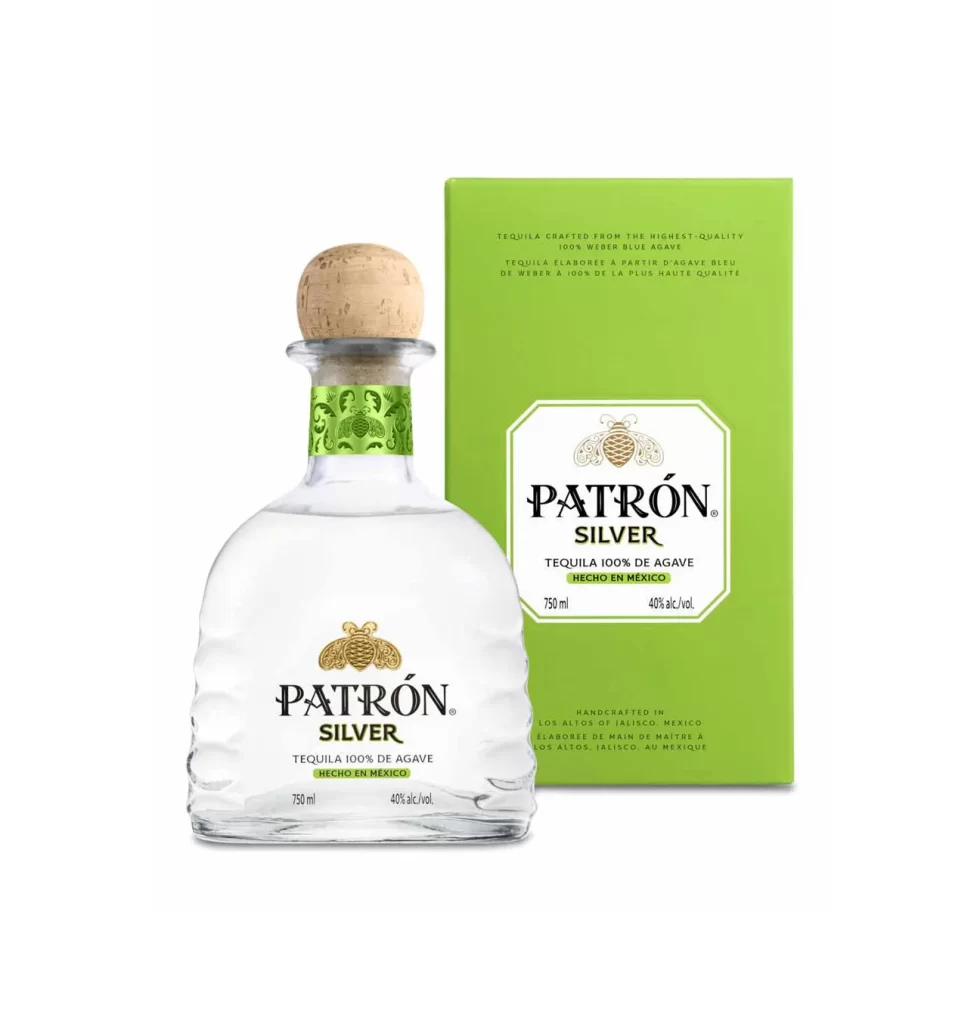 Patron Silver Gift Box Packaging