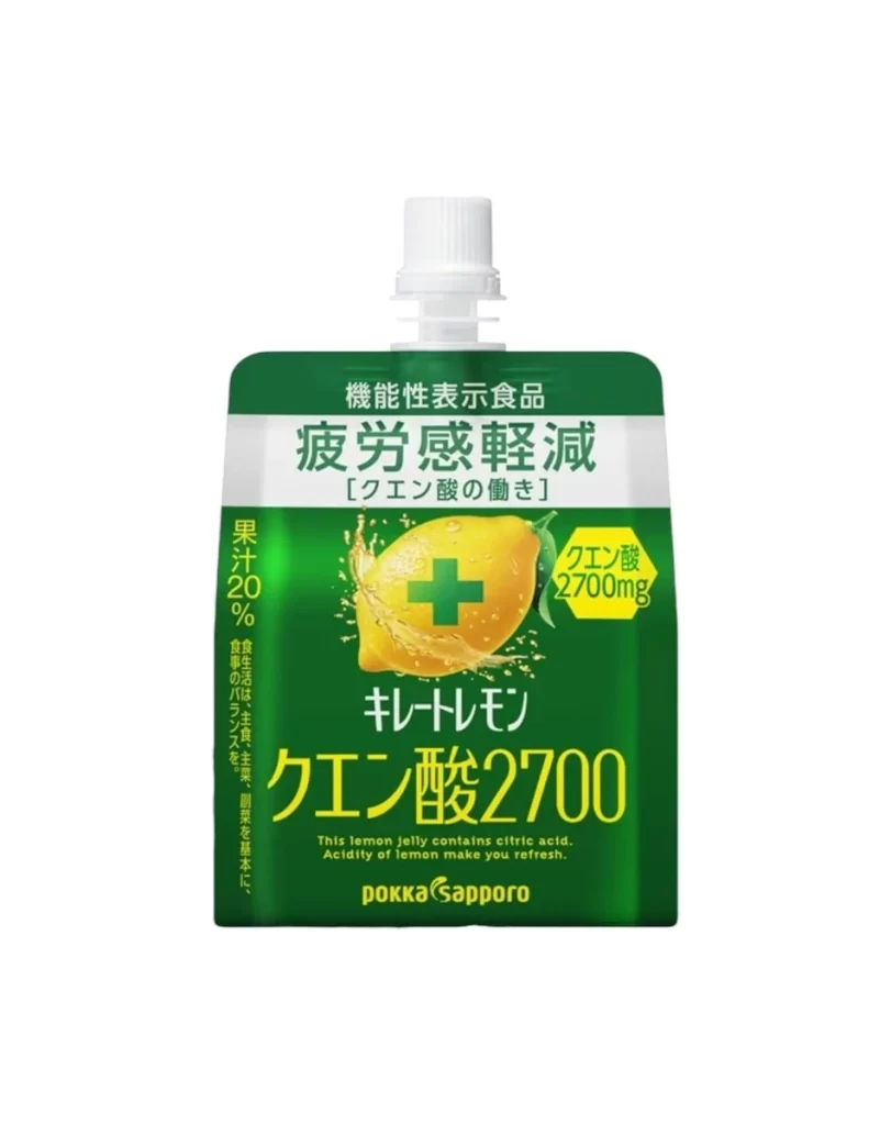 Pokka Sapporo Citric Acid 2700 Lemon Jelly Packaging