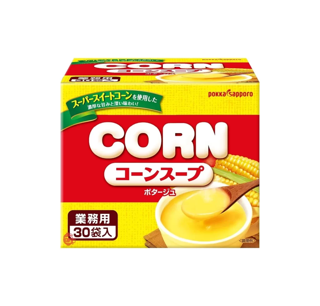 Pokka Sapporo Corn Soup 30 Bags Food Service Packaging