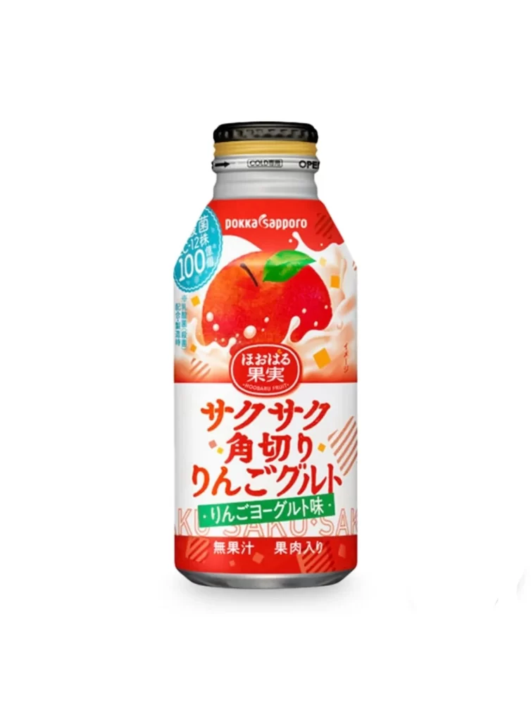 Pokka Sapporo Hoobaku Apple Yogurt Drink Packaging