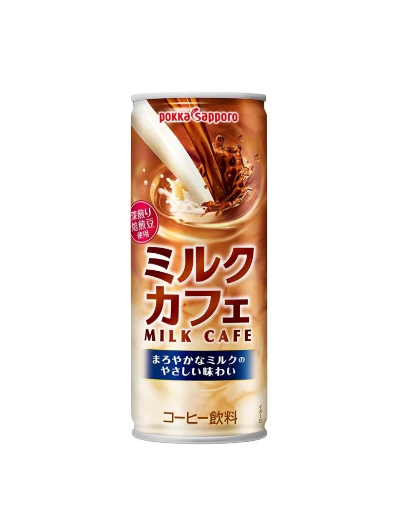 Pokka Sapporo Milk Cafe Canned Coffee Packaging