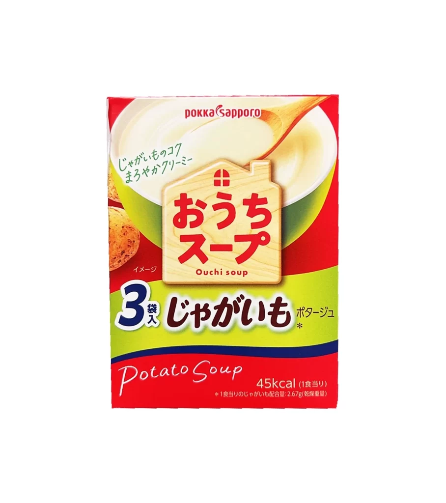 Pokka Sapporo Ouchi Soup Potato 3 Pouches Packaging