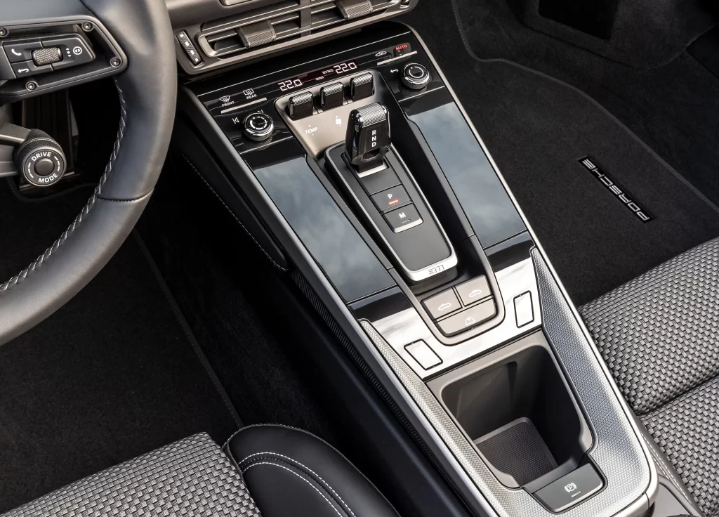 Porsche Center Console Detail